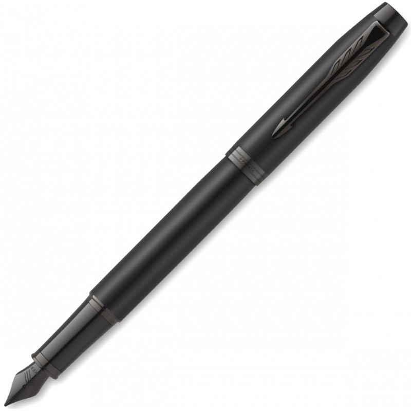 Ручка перьевая Parker IM Achromatic F317, Matt Black BT (Перо F)