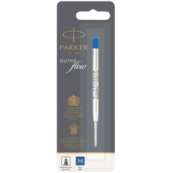 Синий стержень для шариковых ручек Parker QUINKFlow Ball Point Z08 (M)