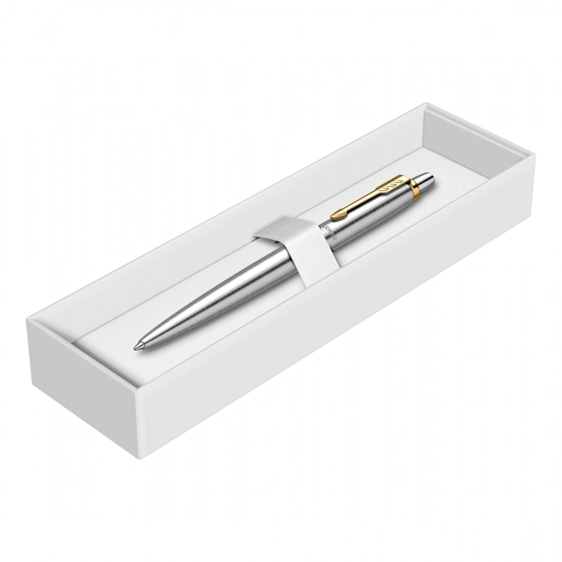 Ручка шариковая Parker Jotter Core K63, Stainless Steel GT — фото 6